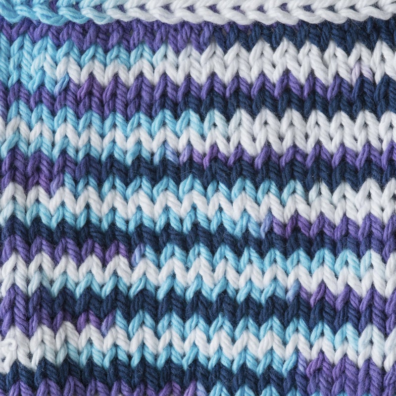 Lily Sugar 'N Cream The Original Ombre Yarn, 2oz, Gauge 4 Medium, 100% Cotton, Moondance - Machine Wash & Dry - Image 4